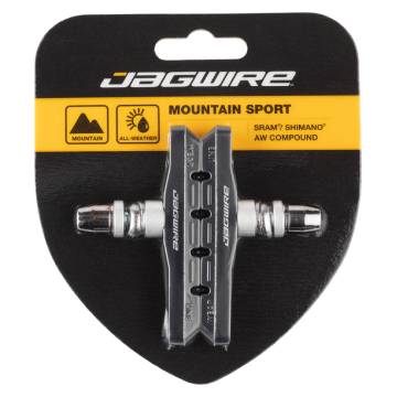 Jagwire Mountain Sport Brake Pads Threaded Post Black