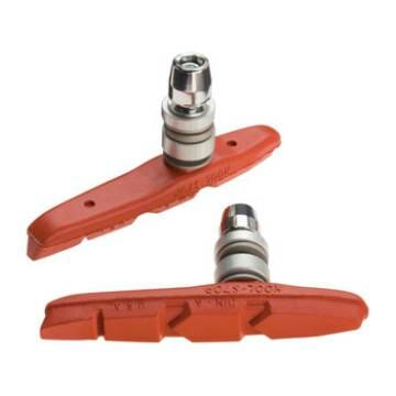 Kool-Stop Thinline Brake Shoe Threaded Post for Linear Pull, Salmon Compound