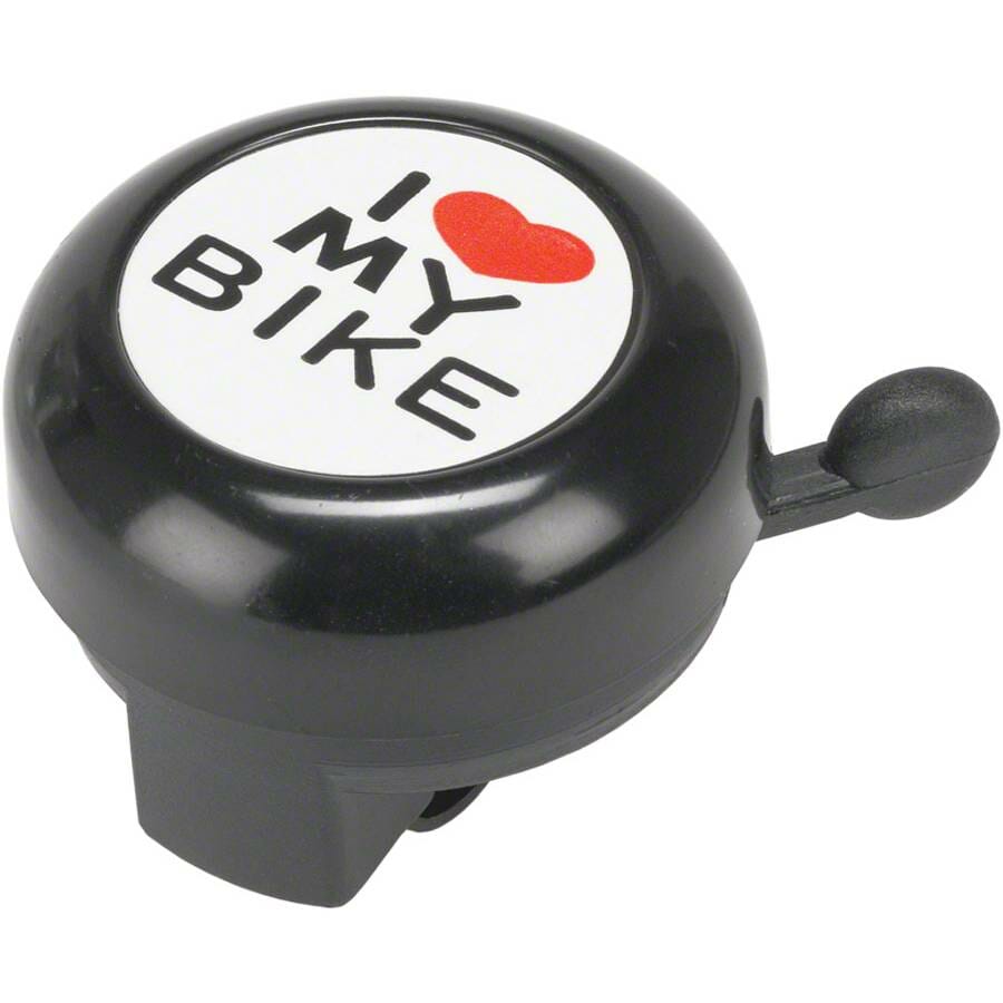 Dimension “I Heart My Bike” Black Bell