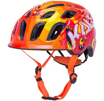 Kali Protectives Chakra Child Helmet – Monsters Orange, Children’s, Small