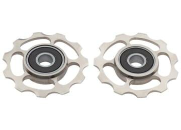 CeramicSpeed Shimano 11-speed Pulley Wheels: Coated, Titanium, Raw