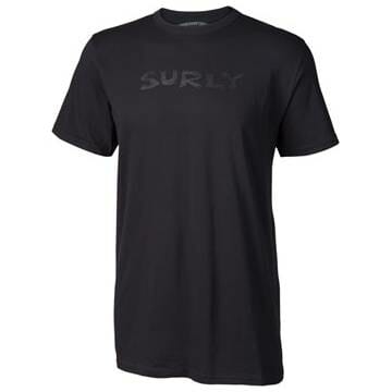 Surly Logo T-Shirt: Black/Black MD