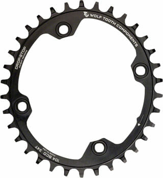 Wolf Tooth Elliptical 104 BCD Chainring -34t