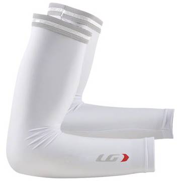 Garneau Arm Coolers Sleeve: Pair: White~ LG