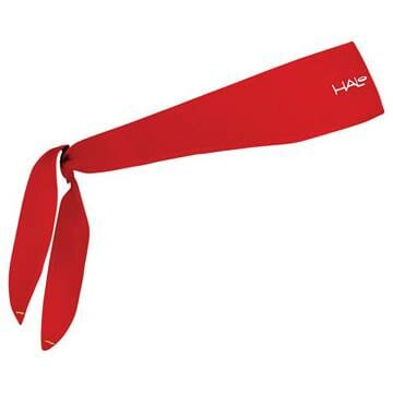 Halo I Tie Headband: Red