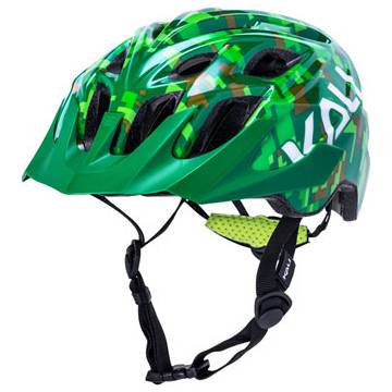 Kali Protectives Chakra Youth Helmet – Pixel Green, Youth, One Size