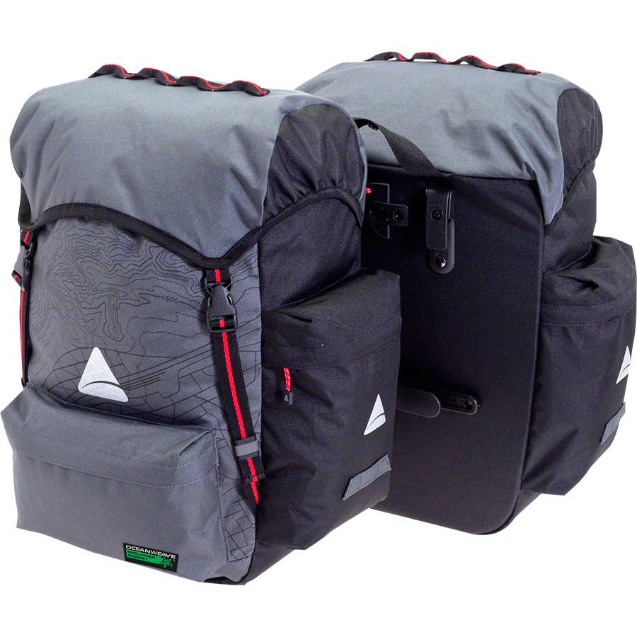 Rack seat bag backpack panniers