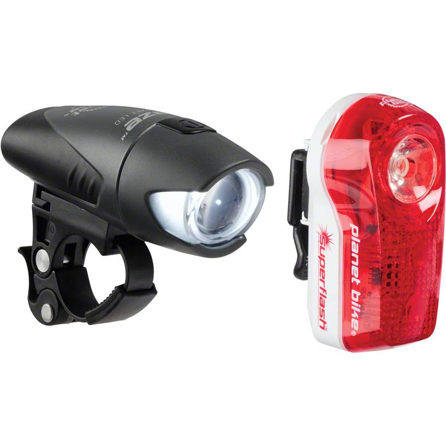 bike headlight taillight set