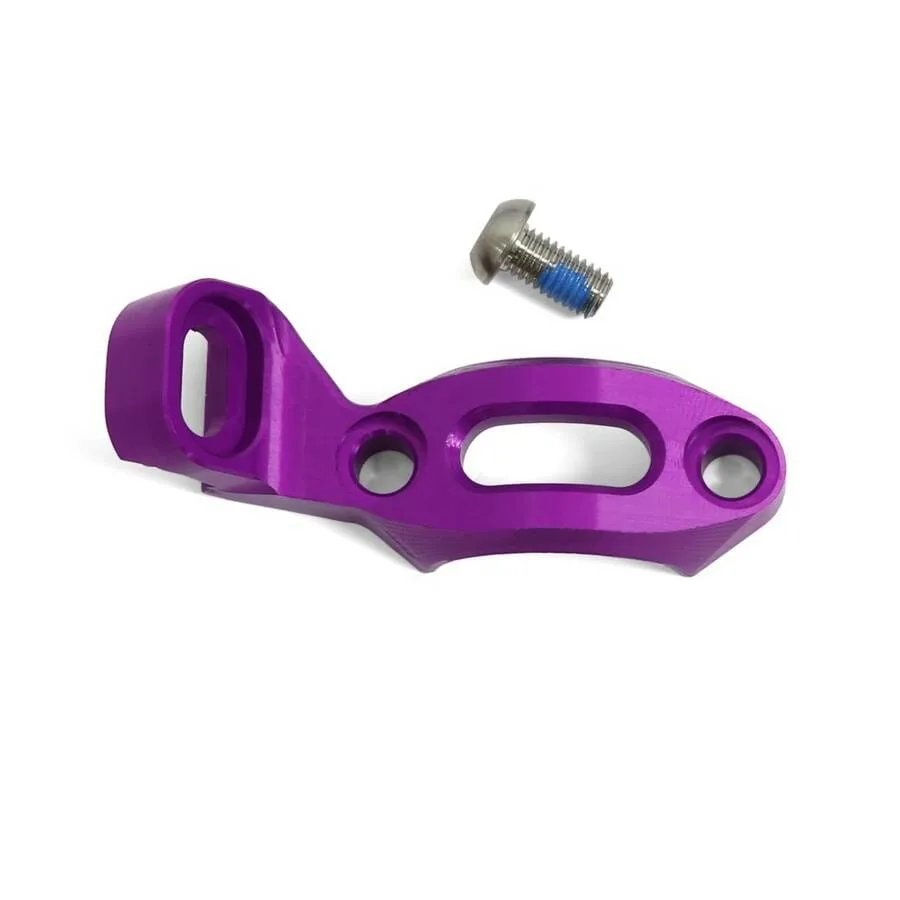 Tech  duo sram shifter mount purple left