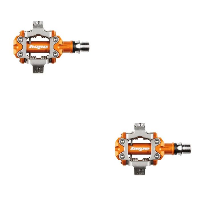 mountain bike pedals orange