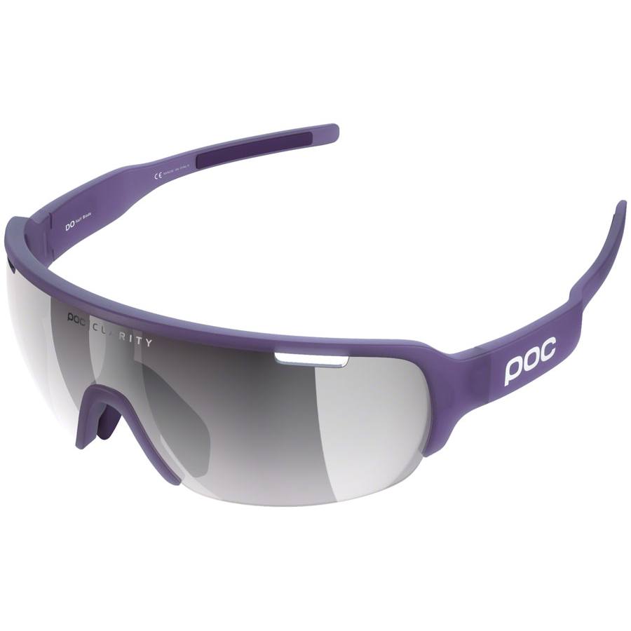 Poc aim sunglasses transparent purple clear violet mirror