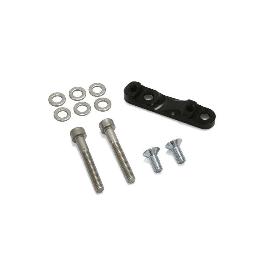 Hope Mount Y-FM Caliper To Flatmount Front-140 FM R-160 Black HBMYN