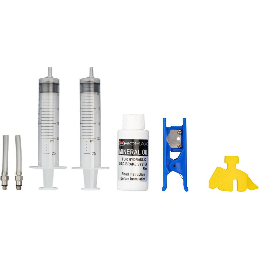 Promax disc brake bleed kit with 50ml of mineral oil