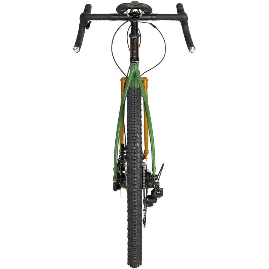 All-City Gorilla Monsoon Bike 650b Steel APEX Tangerine Evergreen - Image 3
