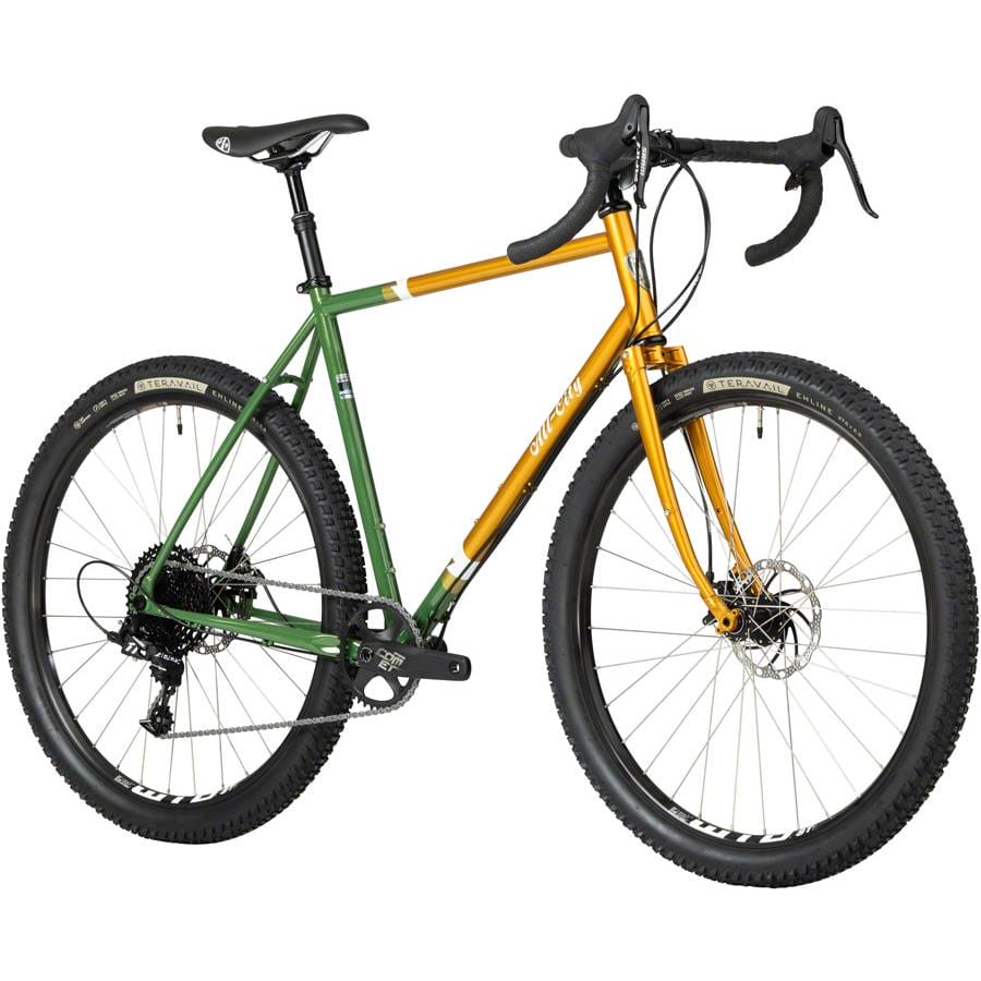 All-City Gorilla Monsoon Bike 650b Steel APEX Tangerine Evergreen