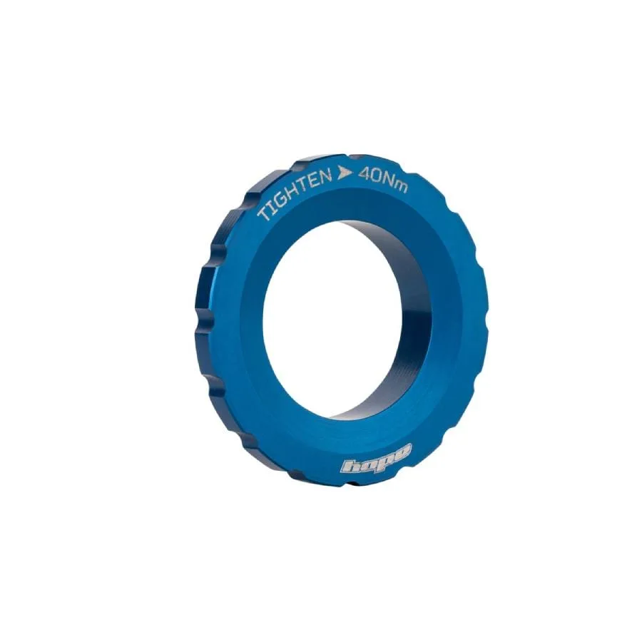 Centre lock disc lockring external blue hbsp436b