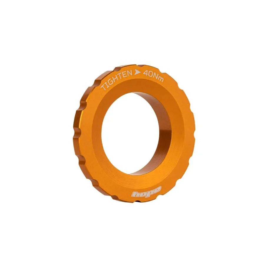 Centre lock disc lockring external orange hbsp436c