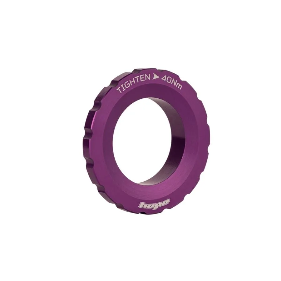 Centre lock disc lockring external purple hbsp436pu