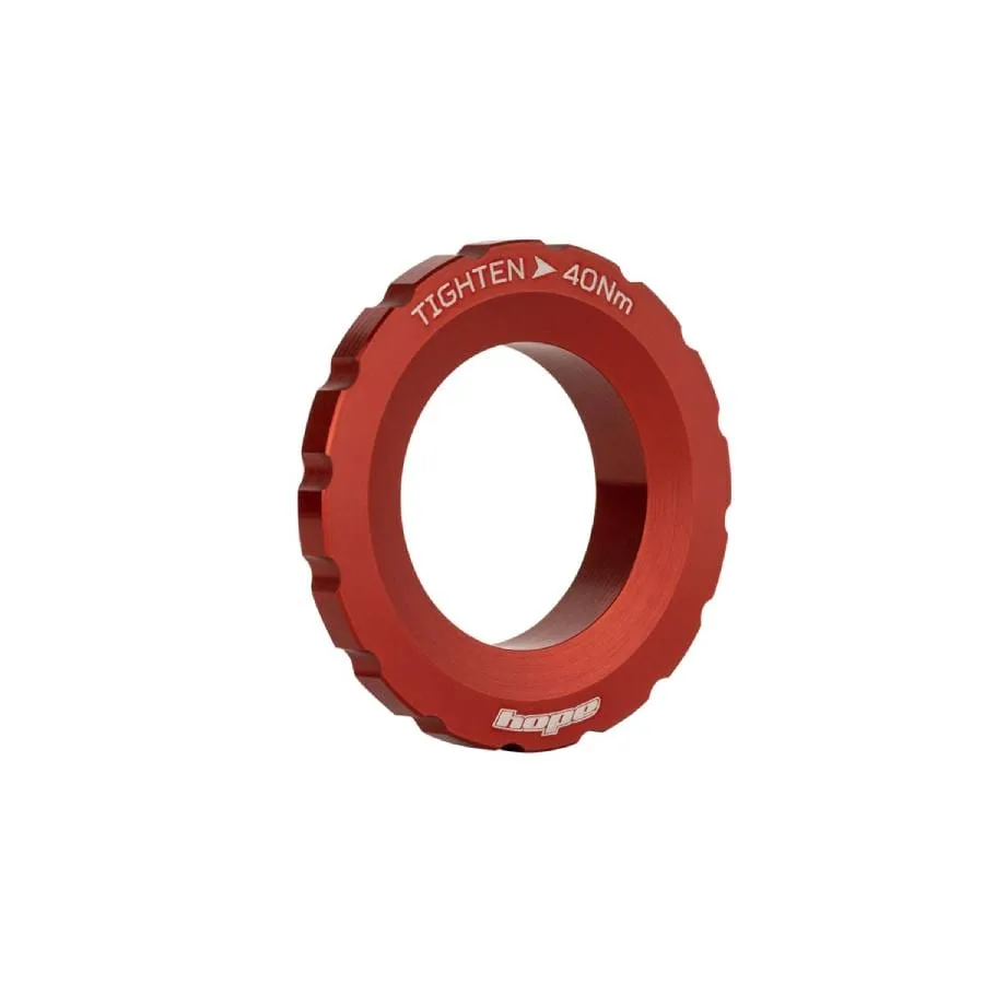Centre lock disc lockring external red hbsp436r