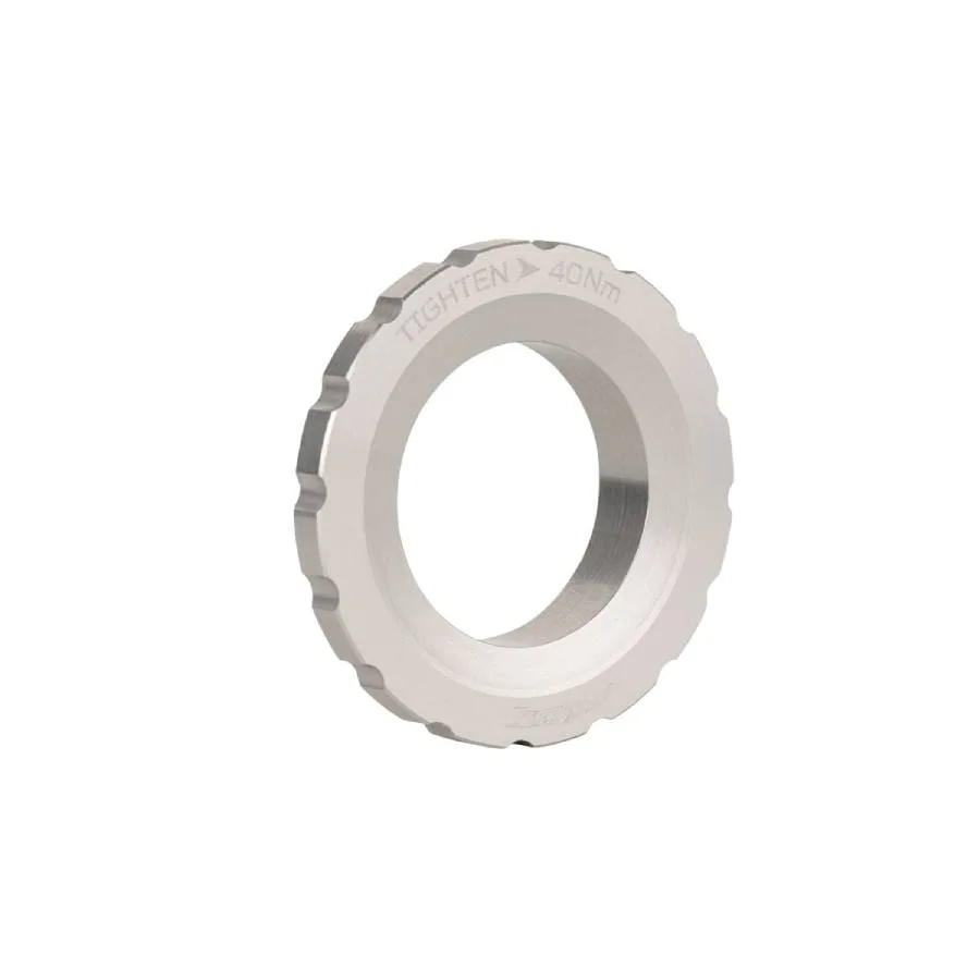 Centre lock disc lockring external silver hbsp436s
