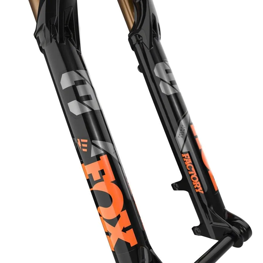 Fox 38 e optimized factory suspension fork 27. 5" 170 mm 15qr x 110 mm 44 mm offset shiny black grip 2
