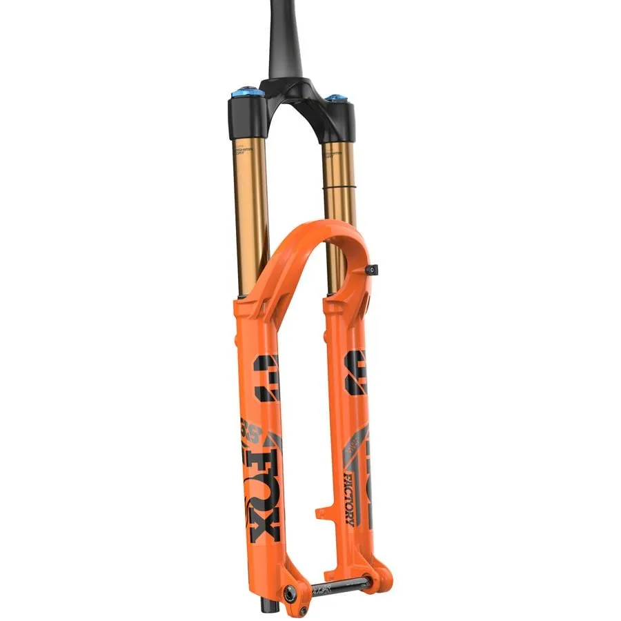 Fox 38 factory suspension fork 27. 5 170mm 15 x 110mm 44mm offset orange grip2