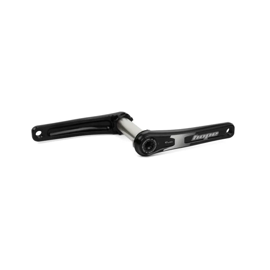 Hope evo crankset no spider 73mm wide black