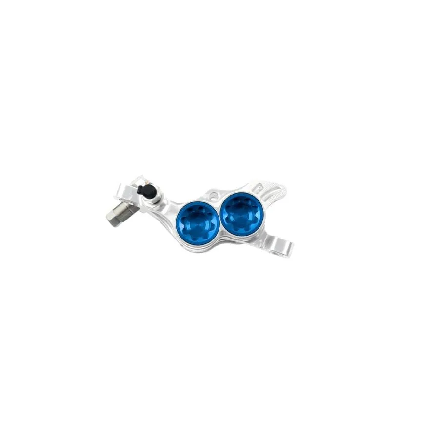 Hope tech 4 e4 brake complete calipers hbspc87b silver blue