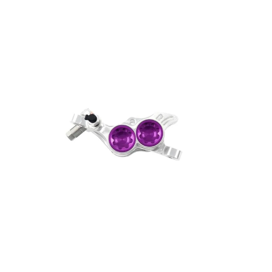 Hope tech 4 e4 brake complete calipers hbspc87 silver purple