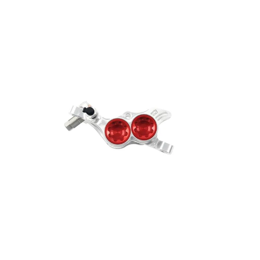 Hope tech 4 e4 brake complete calipers hbspc87r silver red