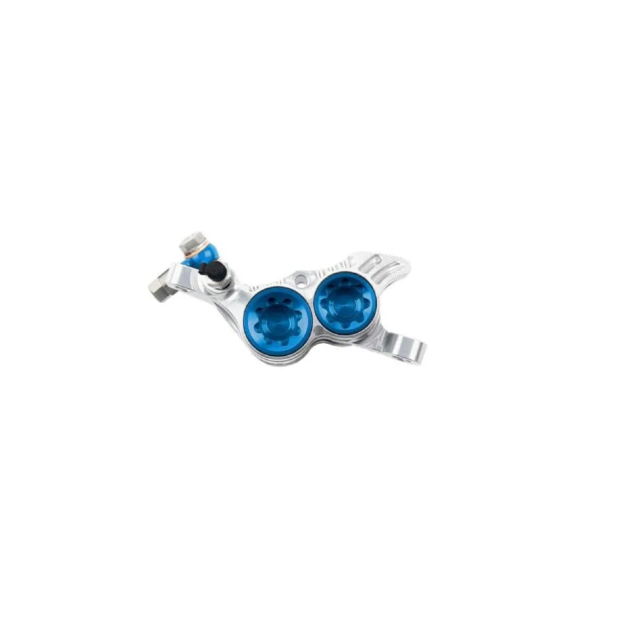 Hope tech 4 v4 brake complete calipers hbspc86b silver blue