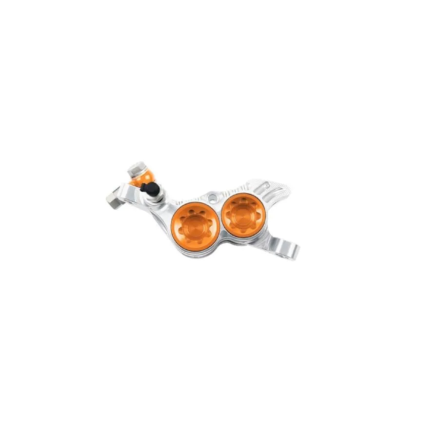 Hope tech 4 v4 brake complete calipers hbspc86c silver orange