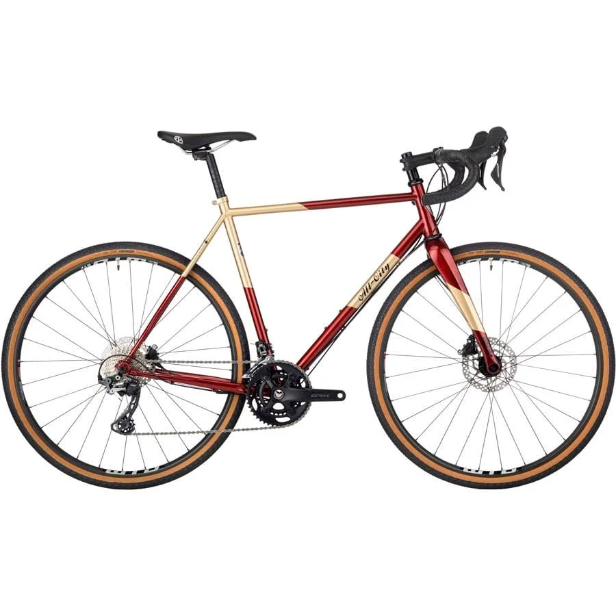 All-city cosmic stallion bike 700c steel grx currant and cream