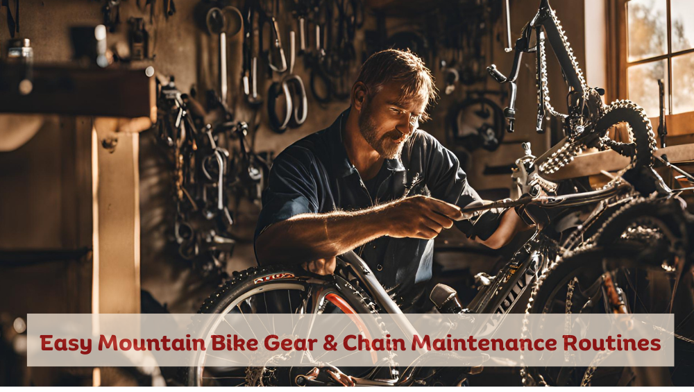 Easy mountain bike gear & chain maintenance routines