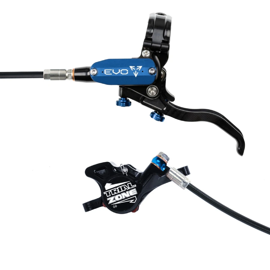 Hope Tech 4 EVO Trial Zone Brakes - No Rotor Brand New Blue