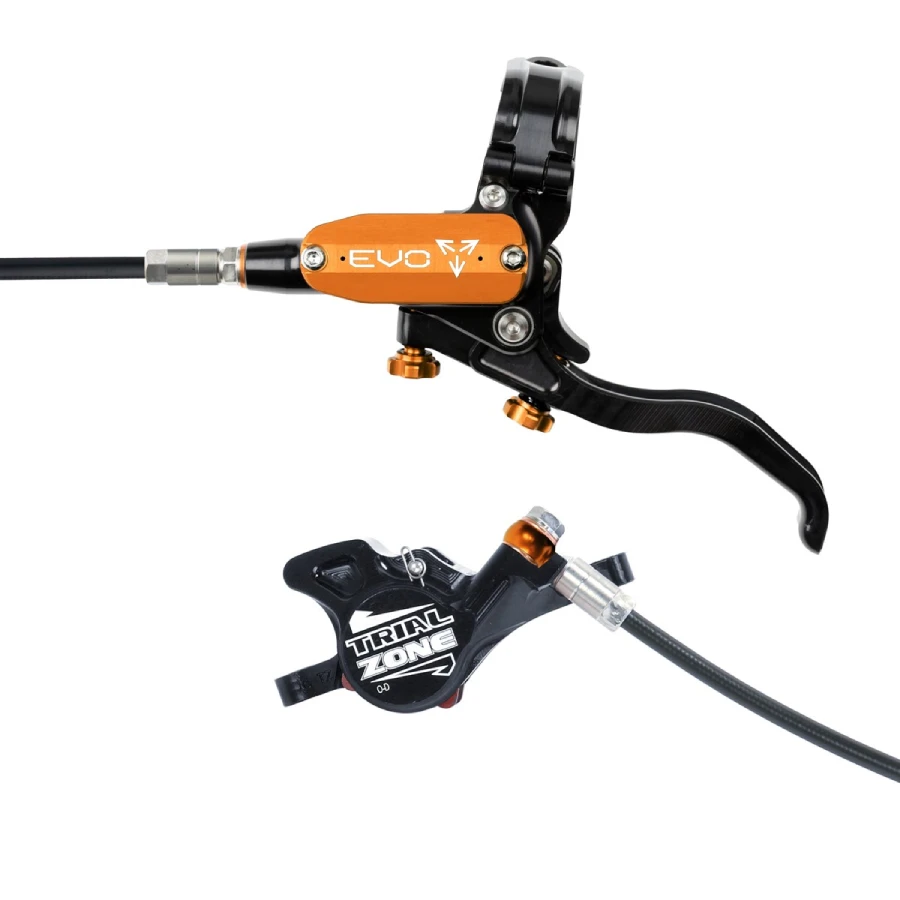 Hope Tech 4 EVO Trial Zone Brakes - No Rotor Brand New Orange