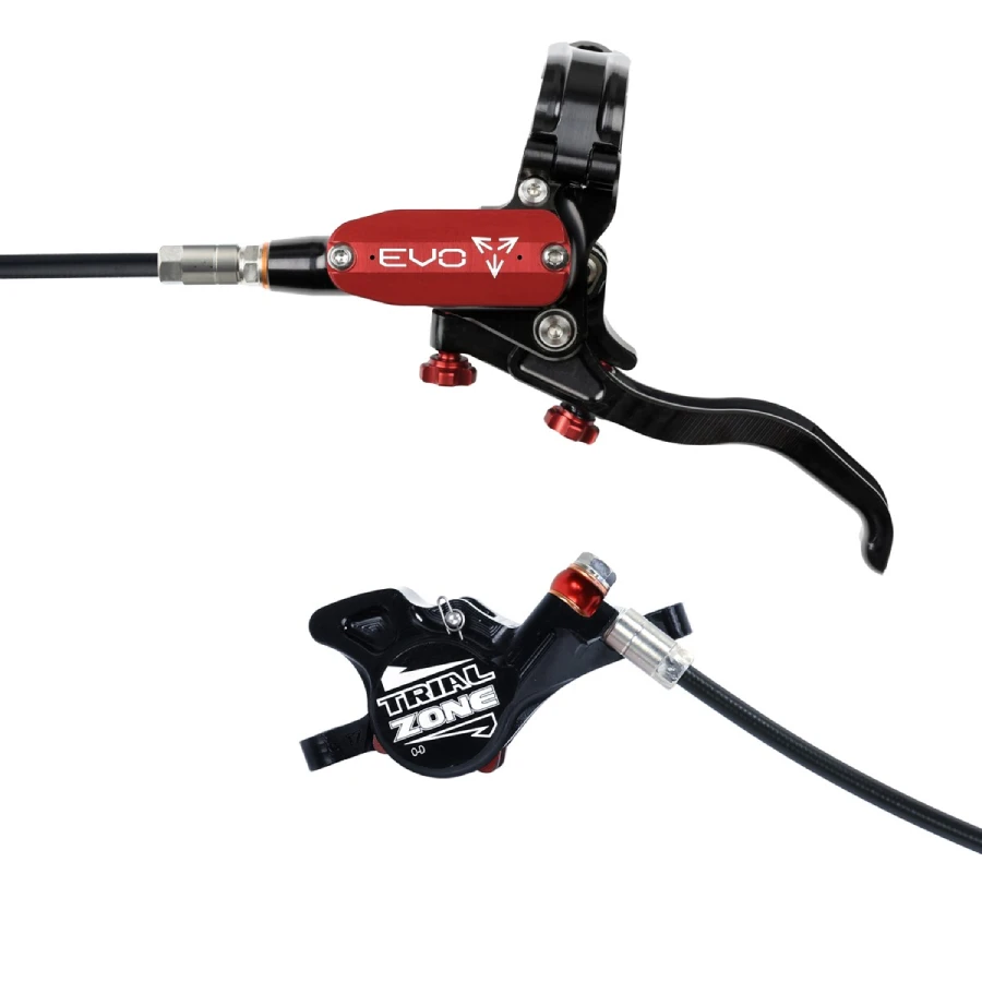 Hope Tech 4 EVO Trial Zone Brakes - No Rotor Brand New Red