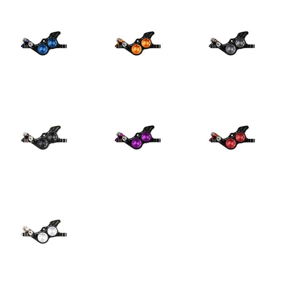 Hope Tech 4 Evo TR4 Complete Calipers Black Color Accent Options Brand New